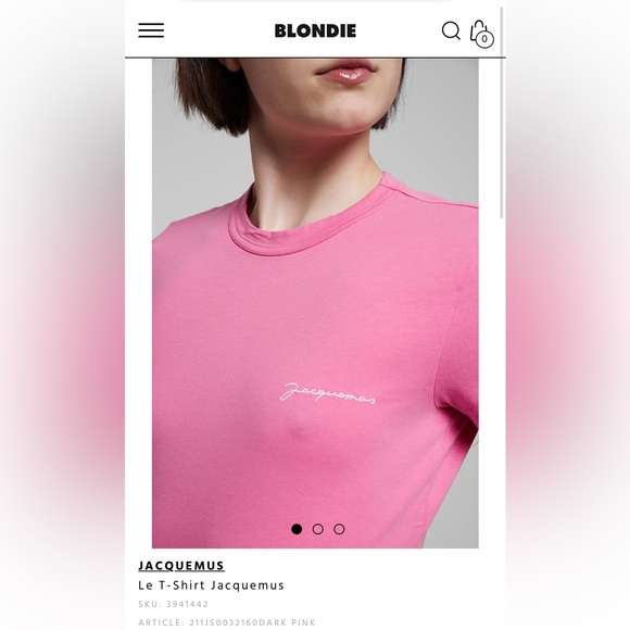 Jacquemus T Shirt NWOT - Picture 1 of 6